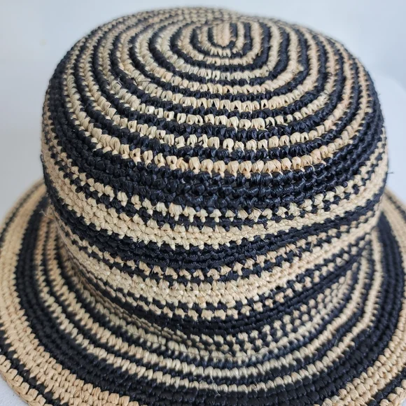 Simon's Raffia two tone hat - Picture 4 of 7